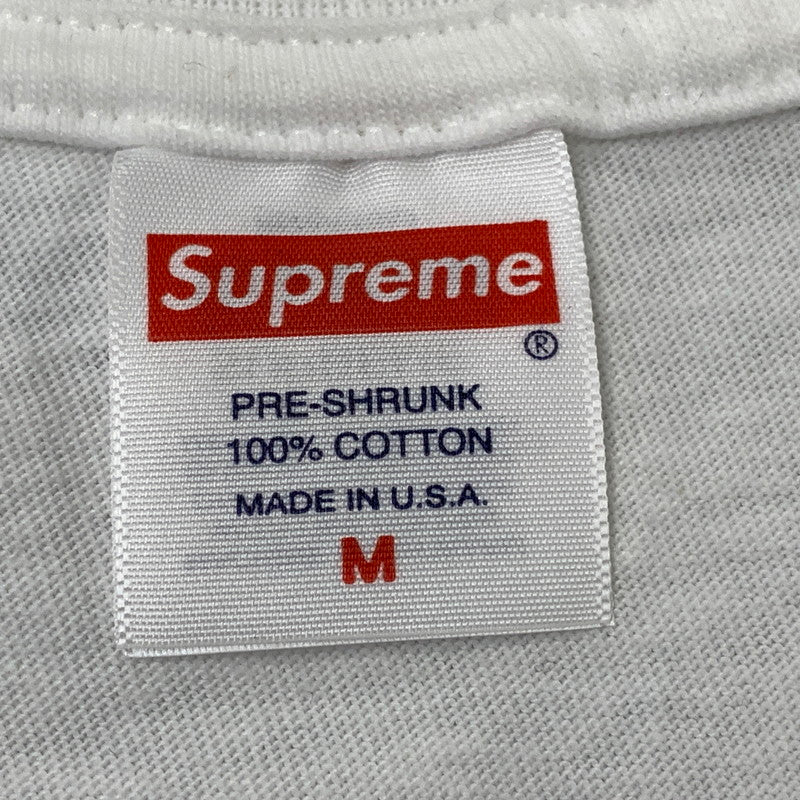 【中古品】【メンズ】 SUPREME シュプリーム 30TH ANNIVERSARY FIRST TEE 30周年 ファースト Tシャツ トップス 149-260728-kh-13-izu サイズ：M カラー：ホワイト 万代Net店