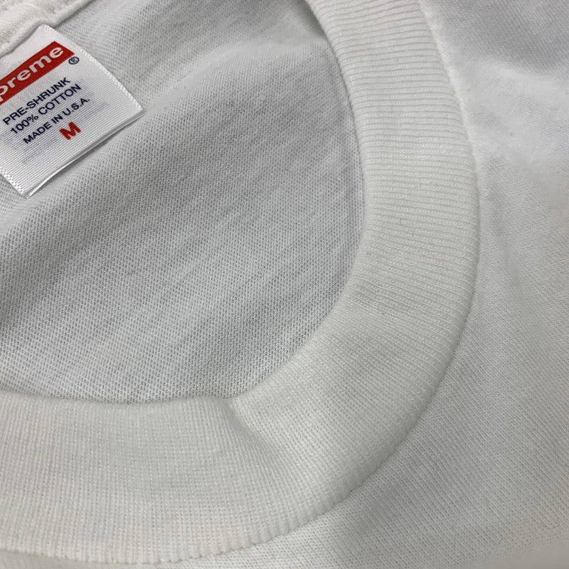 【中古品】【メンズ】 SUPREME シュプリーム 30TH ANNIVERSARY FIRST TEE 30周年 ファースト Tシャツ トップス 149-260728-kh-13-izu サイズ：M カラー：ホワイト 万代Net店