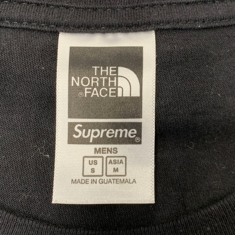【中古品】【メンズ】 SUPREME シュプリーム × THE NORTH FACE ザ・ノースフェイス NT02203I SKETCH SS TOP スケッチ ショートスリーブ トップ Tシャツ 149-260728-kh-12-izu サイズ：M カラー：ブラック 万代Net店