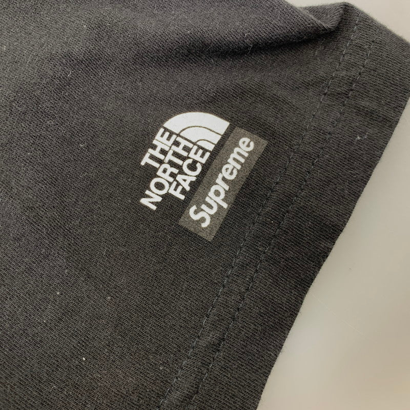 【中古品】【メンズ】 SUPREME シュプリーム × THE NORTH FACE ザ・ノースフェイス NT02203I SKETCH SS TOP スケッチ ショートスリーブ トップ Tシャツ 149-260728-kh-12-izu サイズ：M カラー：ブラック 万代Net店