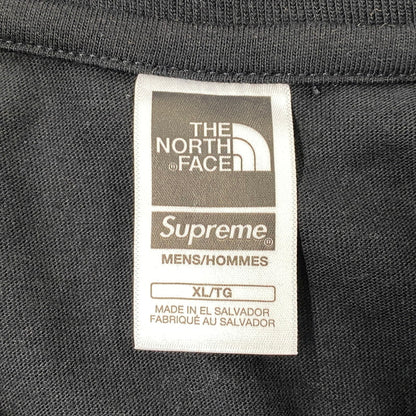 【中古品】【メンズ】 SUPREME シュプリーム × THE NORTH FACE ザ・ノースフェイス NT52400I SS TOP ショートスリーブ トップ Tシャツ 149-260729-kh-08-izu サイズ：XL カラー：ブラック 万代Net店