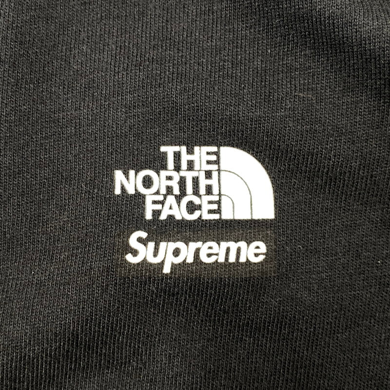 【中古品】【メンズ】 SUPREME シュプリーム × THE NORTH FACE ザ・ノースフェイス NT52400I SS TOP ショートスリーブ トップ Tシャツ 149-260729-kh-08-izu サイズ：XL カラー：ブラック 万代Net店