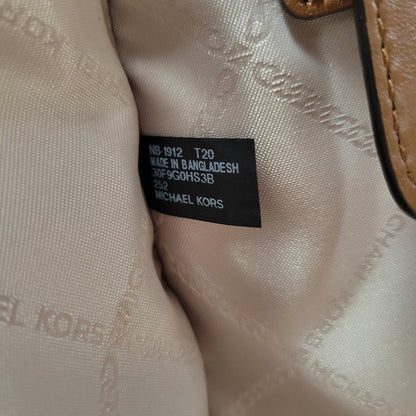 【中古品】【レディース】 Michael Kors マイケルコース NOUVEAU HAMILTON LARGE SATCHEL 30F9G0HS3B ヌーボー ハミルトン ラージ サッチェル ハンドバッグ ショルダーバッグ 188-260802-as-09-izu カラー：ブラウン 万代Net店