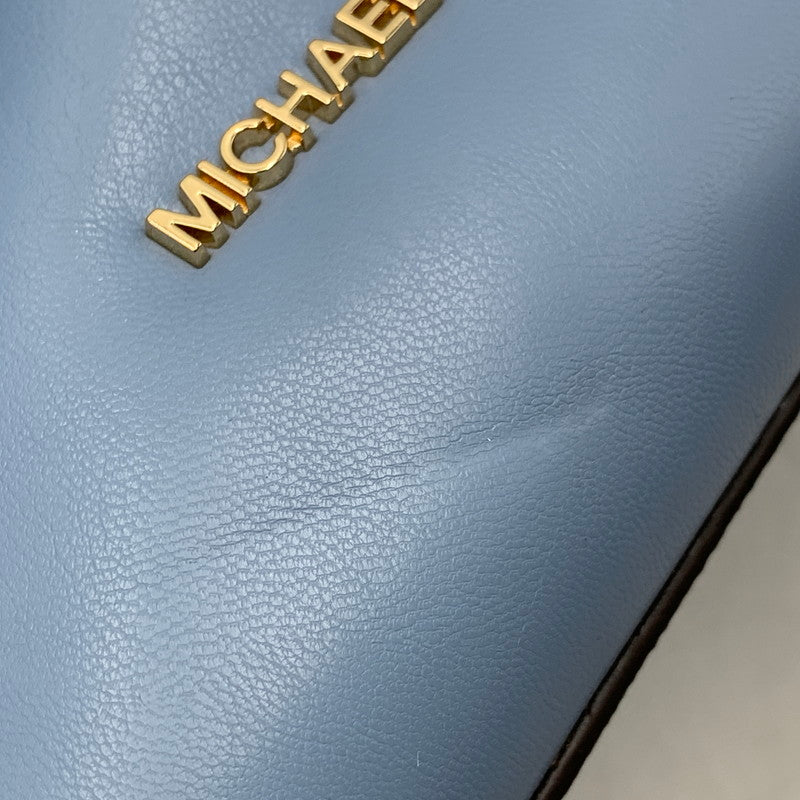 【中古品】【レディース】 MICHAEL KORS マイケルコース 35S2G8PS6L PHOEBE LG DRWSTRNG GRAB BAG ドローストリング グラブ バッグ カバン 鞄 188-260730-cs-29-izu カラー：ライトブルー 万代Net店