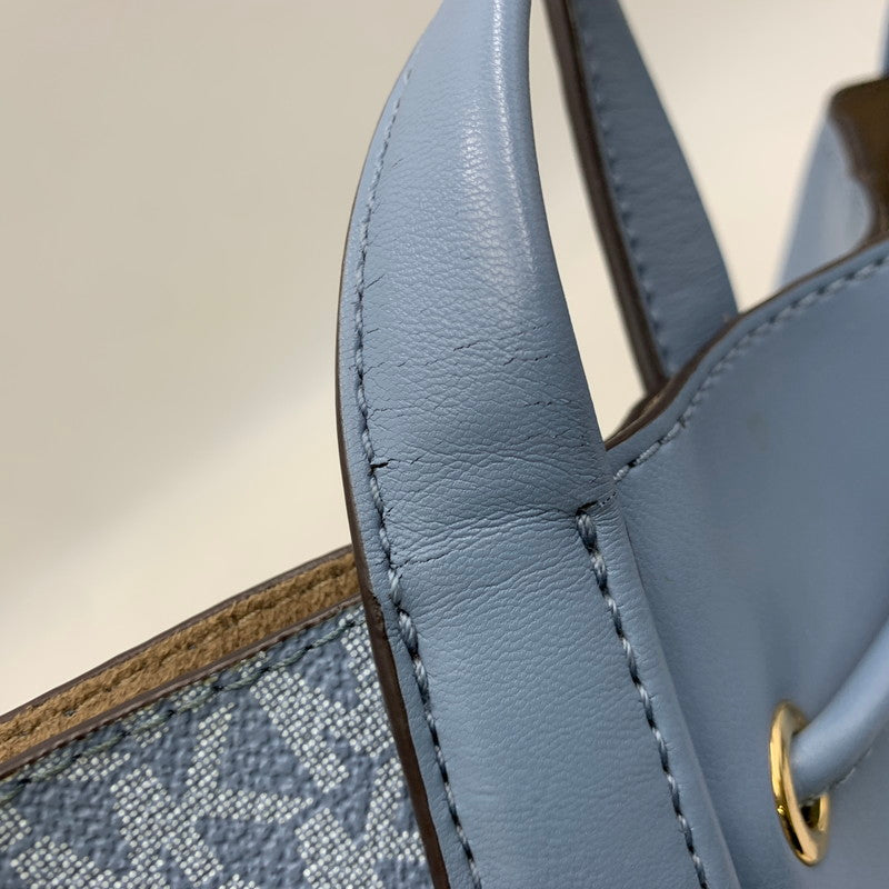 【中古品】【レディース】 MICHAEL KORS マイケルコース 35S2G8PS6L PHOEBE LG DRWSTRNG GRAB BAG ドローストリング グラブ バッグ カバン 鞄 188-260730-cs-29-izu カラー：ライトブルー 万代Net店