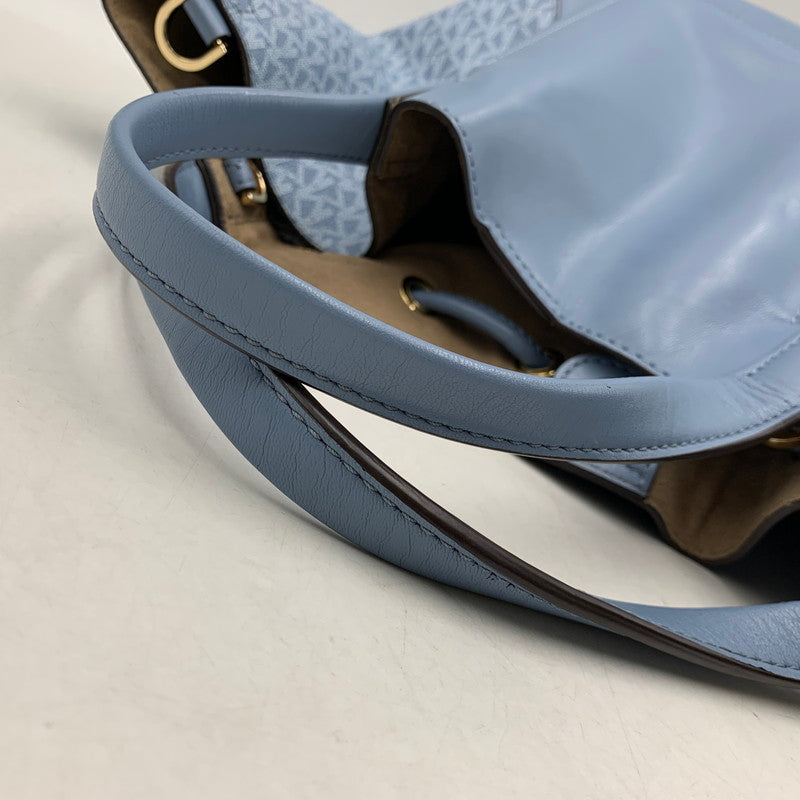 【中古品】【レディース】 MICHAEL KORS マイケルコース 35S2G8PS6L PHOEBE LG DRWSTRNG GRAB BAG ドローストリング グラブ バッグ カバン 鞄 188-260730-cs-29-izu カラー：ライトブルー 万代Net店