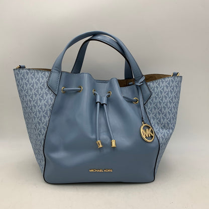 【中古品】【レディース】 MICHAEL KORS マイケルコース 35S2G8PS6L PHOEBE LG DRWSTRNG GRAB BAG ドローストリング グラブ バッグ カバン 鞄 188-260730-cs-29-izu カラー：ライトブルー 万代Net店