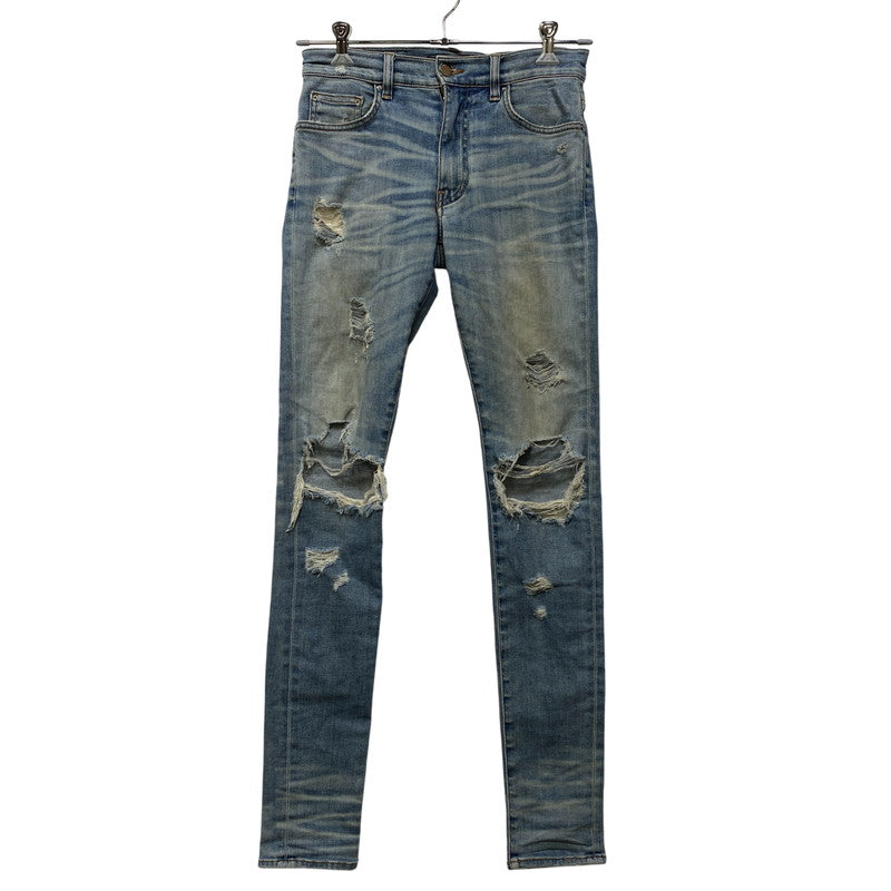 【中古品】【メンズ】 AMIRI アミリ MBTHR-DES 国内正規 THRASHER JEAN スラッシャー ジーンズ パンツ ボトムス ズボン 153-260728-cs-03-izu サイズ：29 カラー：ライトインディゴ 万代Net店