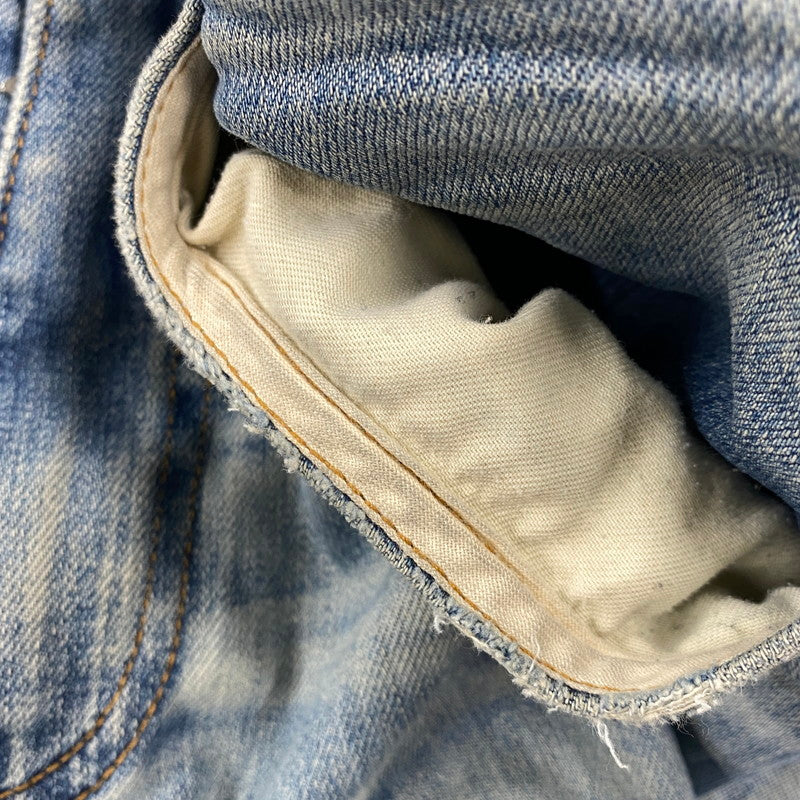 【中古品】【メンズ】 AMIRI アミリ MBTHR-DES 国内正規 THRASHER JEAN スラッシャー ジーンズ パンツ ボトムス ズボン 153-260728-cs-03-izu サイズ：29 カラー：ライトインディゴ 万代Net店