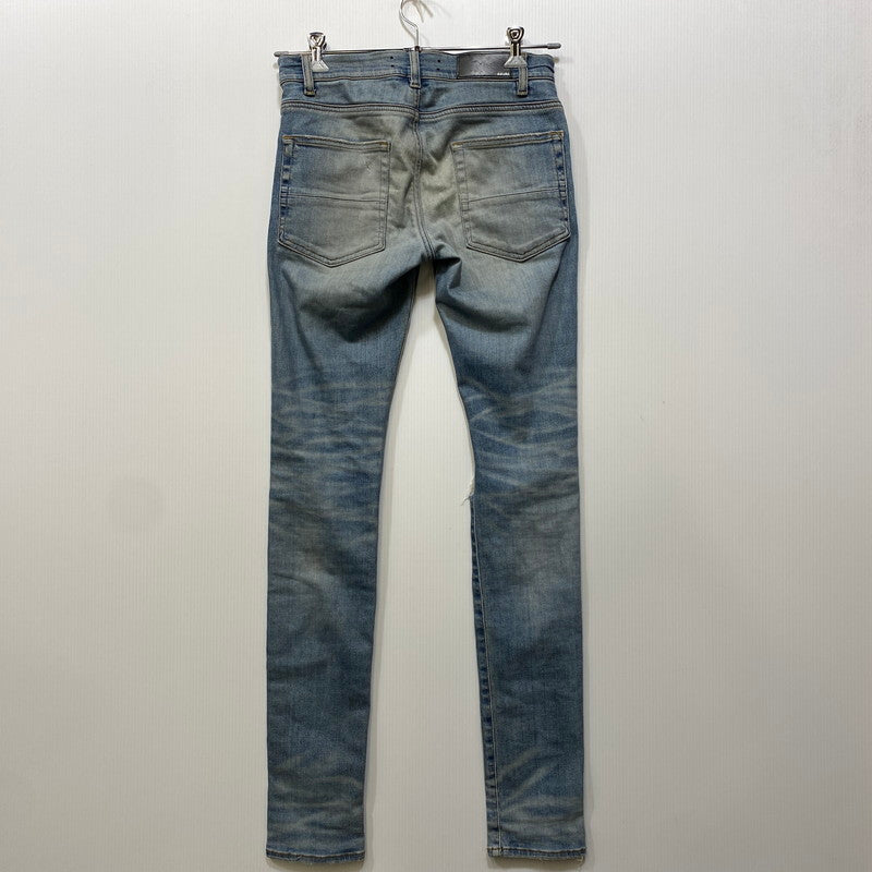 【中古品】【メンズ】 AMIRI アミリ MBTHR-DES 国内正規 THRASHER JEAN スラッシャー ジーンズ パンツ ボトムス ズボン 153-260728-cs-03-izu サイズ：29 カラー：ライトインディゴ 万代Net店