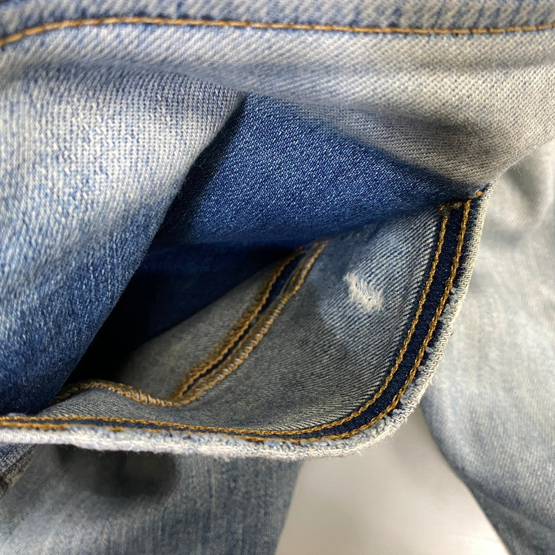 【中古品】【メンズ】 AMIRI アミリ MBTHR-DES 国内正規 THRASHER JEAN スラッシャー ジーンズ パンツ ボトムス ズボン 153-260728-cs-03-izu サイズ：29 カラー：ライトインディゴ 万代Net店