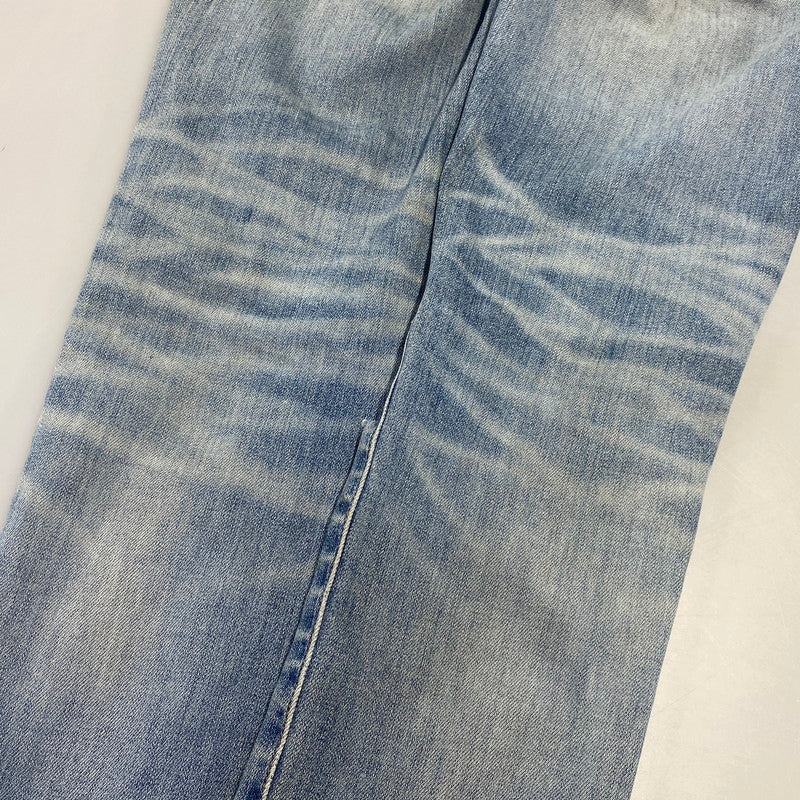 【中古品】【メンズ】 AMIRI アミリ MBTHR-DES 国内正規 THRASHER JEAN スラッシャー ジーンズ パンツ ボトムス ズボン 153-260728-cs-03-izu サイズ：29 カラー：ライトインディゴ 万代Net店