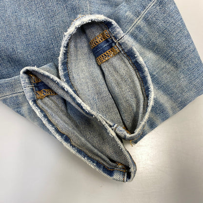 【中古品】【メンズ】 AMIRI アミリ MBTHR-DES 国内正規 THRASHER JEAN スラッシャー ジーンズ パンツ ボトムス ズボン 153-260728-cs-03-izu サイズ：29 カラー：ライトインディゴ 万代Net店