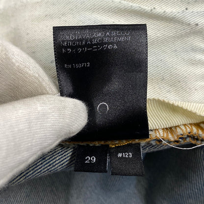 【中古品】【メンズ】 AMIRI アミリ MBTHR-DES 国内正規 THRASHER JEAN スラッシャー ジーンズ パンツ ボトムス ズボン 153-260728-cs-03-izu サイズ：29 カラー：ライトインディゴ 万代Net店