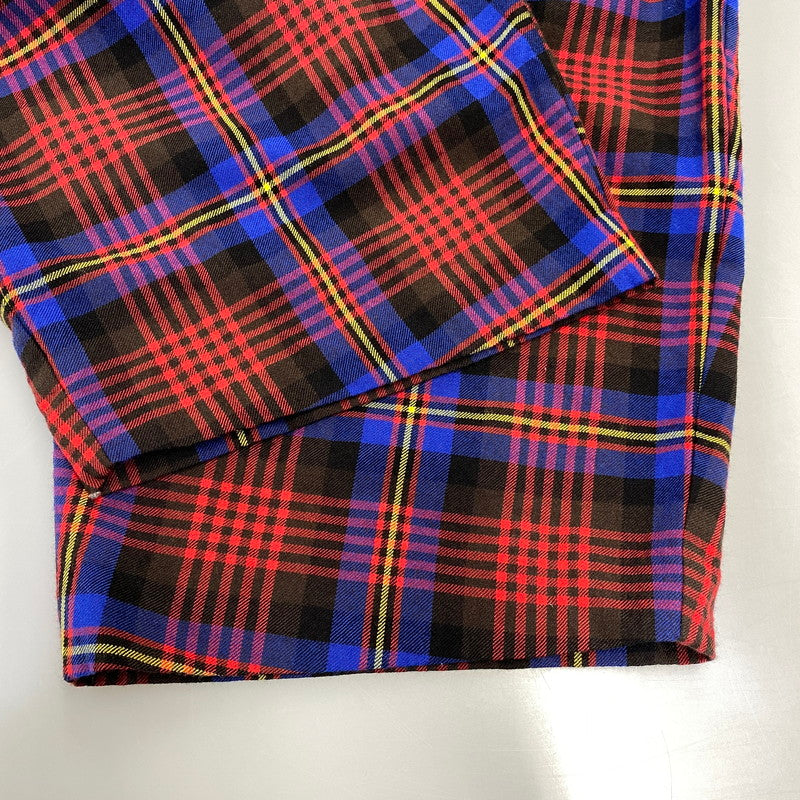 【中古品】【メンズ】 VIVIENNE WESTWOOD MAN ヴィヴィアンウエストウッド マン 26-12-752016 TARTAN CHECK WOOL PANTS タータン チェック ウール パンツ ボトムス ズボン 152-260728-cs-05-izu サイズ：44 カラー：マルチ 万代Net店