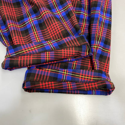 【中古品】【メンズ】 VIVIENNE WESTWOOD MAN ヴィヴィアンウエストウッド マン 26-12-752016 TARTAN CHECK WOOL PANTS タータン チェック ウール パンツ ボトムス ズボン 152-260728-cs-05-izu サイズ：44 カラー：マルチ 万代Net店
