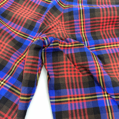 【中古品】【メンズ】 VIVIENNE WESTWOOD MAN ヴィヴィアンウエストウッド マン 26-12-752016 TARTAN CHECK WOOL PANTS タータン チェック ウール パンツ ボトムス ズボン 152-260728-cs-05-izu サイズ：44 カラー：マルチ 万代Net店