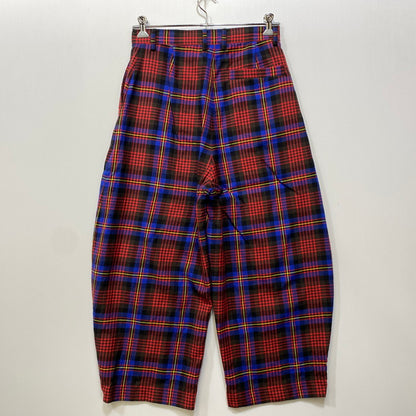 【中古品】【メンズ】 VIVIENNE WESTWOOD MAN ヴィヴィアンウエストウッド マン 26-12-752016 TARTAN CHECK WOOL PANTS タータン チェック ウール パンツ ボトムス ズボン 152-260728-cs-05-izu サイズ：44 カラー：マルチ 万代Net店