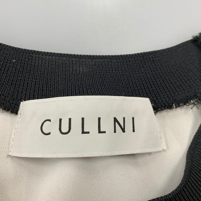 【中古品】【メンズ】 CULLNI クルニ 22-SS-034 コンビネーションプルオーバー 半袖 トップス 140-260728-ay-17-izu サイズ：2 カラー：ベージュ×ホワイト 万代Net店