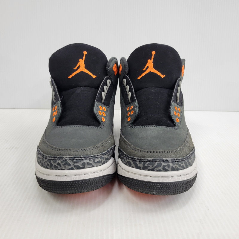 【中古品】【メンズ】 NIKE ナイキ AIR JORDAN 3 RETRO CT8532-080 エア ジョーダン 3 レトロ スニーカー 靴 160-260729-as-17-izu サイズ：26.5cm カラー：NIGHT STADIUM/TOTAL ORANGE 万代Net店