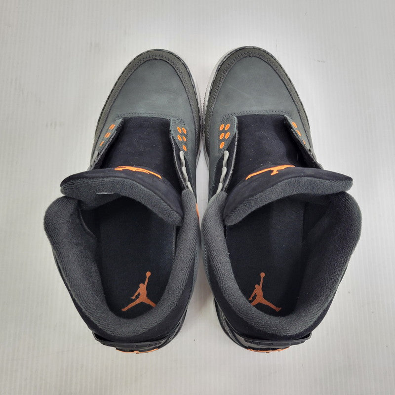 【中古品】【メンズ】 NIKE ナイキ AIR JORDAN 3 RETRO CT8532-080 エア ジョーダン 3 レトロ スニーカー 靴 160-260729-as-17-izu サイズ：26.5cm カラー：NIGHT STADIUM/TOTAL ORANGE 万代Net店