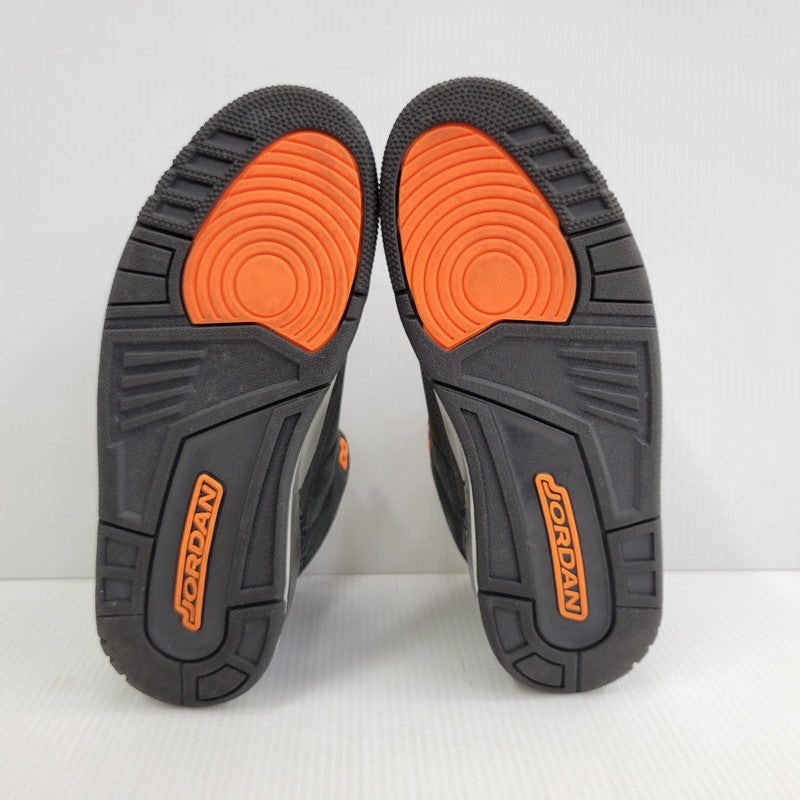 【中古品】【メンズ】 NIKE ナイキ AIR JORDAN 3 RETRO CT8532-080 エア ジョーダン 3 レトロ スニーカー 靴 160-260729-as-17-izu サイズ：26.5cm カラー：NIGHT STADIUM/TOTAL ORANGE 万代Net店