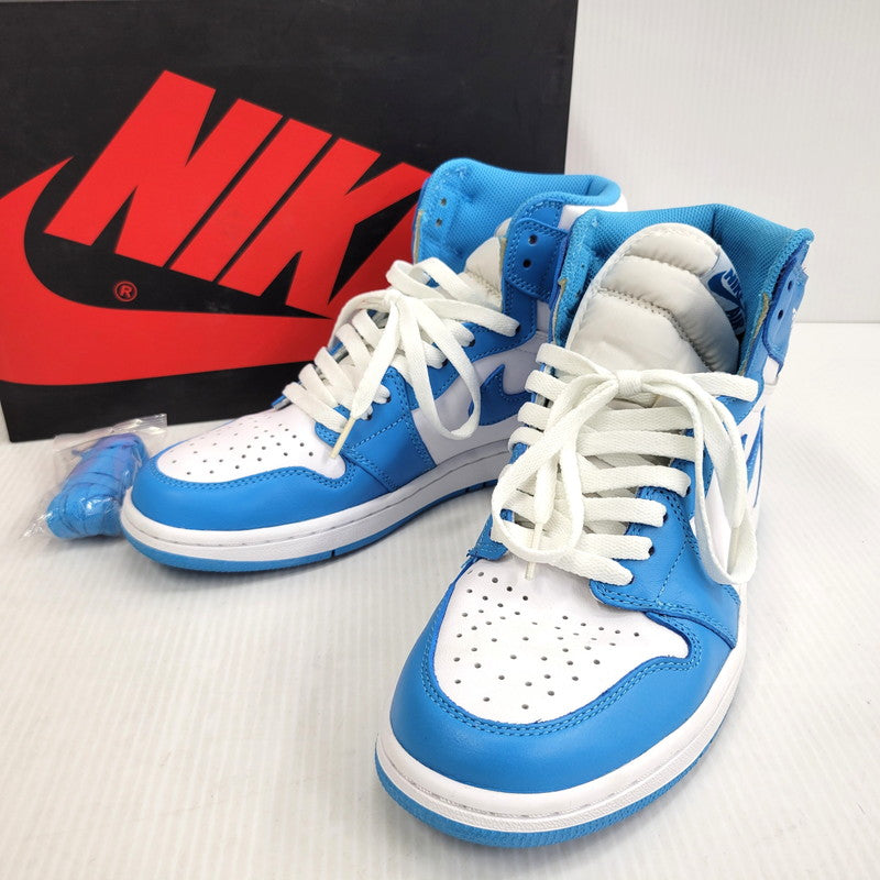 【中古品】【メンズ】 NIKE ナイキ AIR JORDAN 1 RETRO HIGH OG 555088-117 エアジョーダン 1 レトロ ハイ OG スニーカー 靴 160-260729-as-18-izu サイズ：26.5cm カラー：WHITE/DARK POWDER BLUE 万代Net店