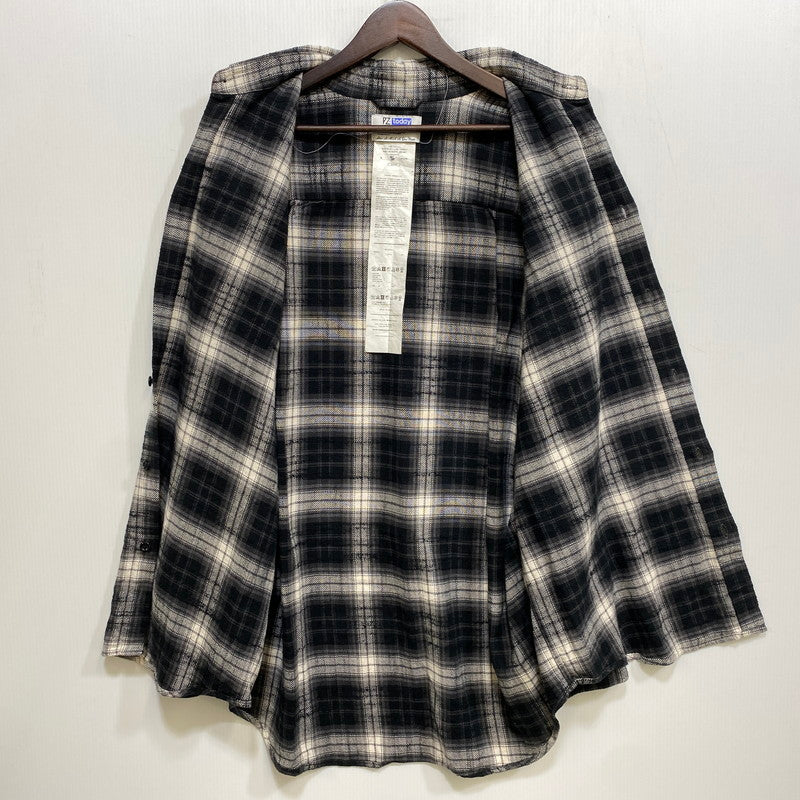 【中古品】【メンズ】 DOUBLET ダブレット × PZ TODAY 24SS53SH144 PET ROBOT SHIRT ペット ロボット シャツ トップス 140-260729-kh-07-izu サイズ：M カラー：ブラック系 万代Net店
