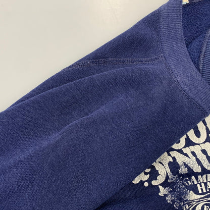 【現状渡し品】【メンズ】 VINTAGE ビンテージ GOLDEN NUGGET RAGLAN SLEEVE SWEATSHIRT ラグラン スリーブ スウェット 長袖 トップス 146-260731-ay-05-izu カラー：ネイビー 万代Net店