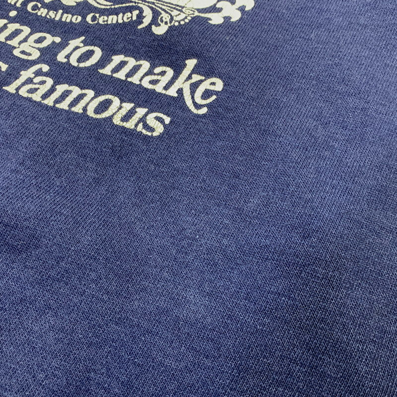 【現状渡し品】【メンズ】 VINTAGE ビンテージ GOLDEN NUGGET RAGLAN SLEEVE SWEATSHIRT ラグラン スリーブ スウェット 長袖 トップス 146-260731-ay-05-izu カラー：ネイビー 万代Net店