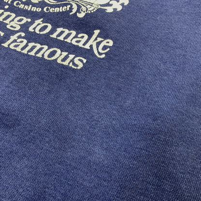 【現状渡し品】【メンズ】 VINTAGE ビンテージ GOLDEN NUGGET RAGLAN SLEEVE SWEATSHIRT ラグラン スリーブ スウェット 長袖 トップス 146-260731-ay-05-izu カラー：ネイビー 万代Net店