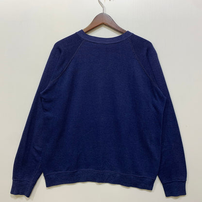 【現状渡し品】【メンズ】 VINTAGE ビンテージ GOLDEN NUGGET RAGLAN SLEEVE SWEATSHIRT ラグラン スリーブ スウェット 長袖 トップス 146-260731-ay-05-izu カラー：ネイビー 万代Net店