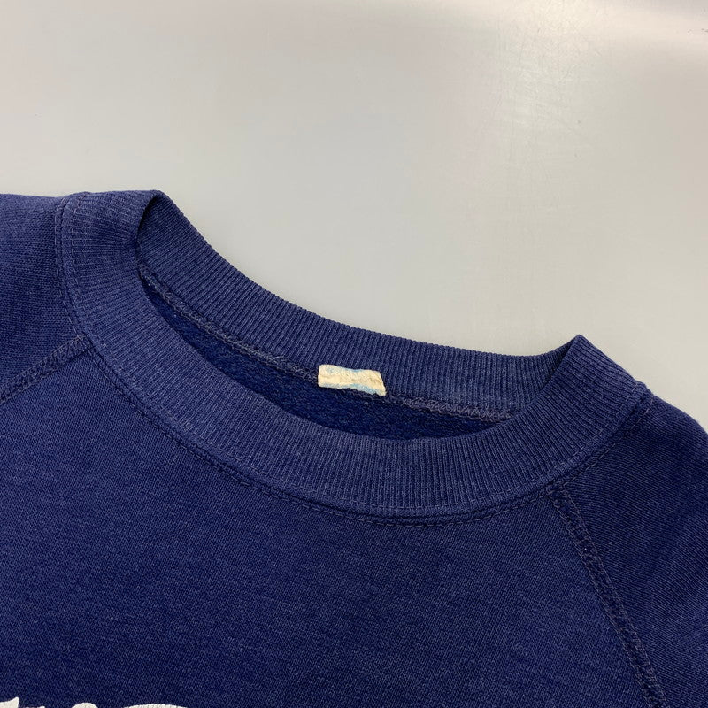 【現状渡し品】【メンズ】 VINTAGE ビンテージ GOLDEN NUGGET RAGLAN SLEEVE SWEATSHIRT ラグラン スリーブ スウェット 長袖 トップス 146-260731-ay-05-izu カラー：ネイビー 万代Net店