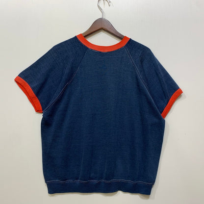 【現状渡し品】【メンズ】 VINTAGE STANFORD UNIVERSITY RAGLAN SLEEVE RINGER SS SWEATSHIRT ラグラン スリーブ リンガー ショートスリーブ スウェットシャツ 146-260730-kh-02-izu カラー：ネイビー×レッド 万代Net店