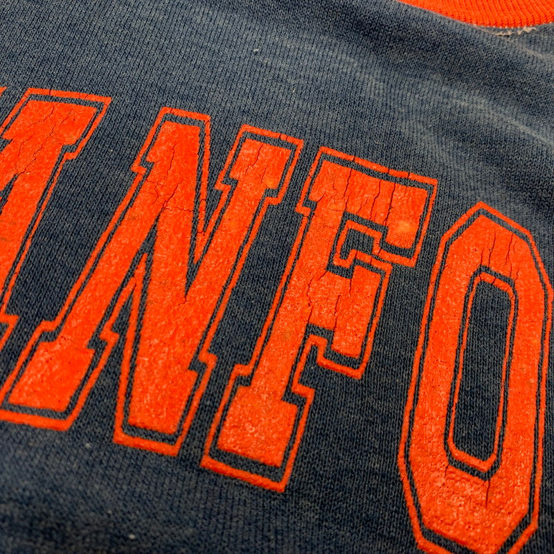 【現状渡し品】【メンズ】 VINTAGE STANFORD UNIVERSITY RAGLAN SLEEVE RINGER SS SWEATSHIRT ラグラン スリーブ リンガー ショートスリーブ スウェットシャツ 146-260730-kh-02-izu カラー：ネイビー×レッド 万代Net店