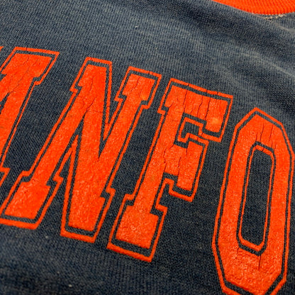 【現状渡し品】【メンズ】 VINTAGE STANFORD UNIVERSITY RAGLAN SLEEVE RINGER SS SWEATSHIRT ラグラン スリーブ リンガー ショートスリーブ スウェットシャツ 146-260730-kh-02-izu カラー：ネイビー×レッド 万代Net店