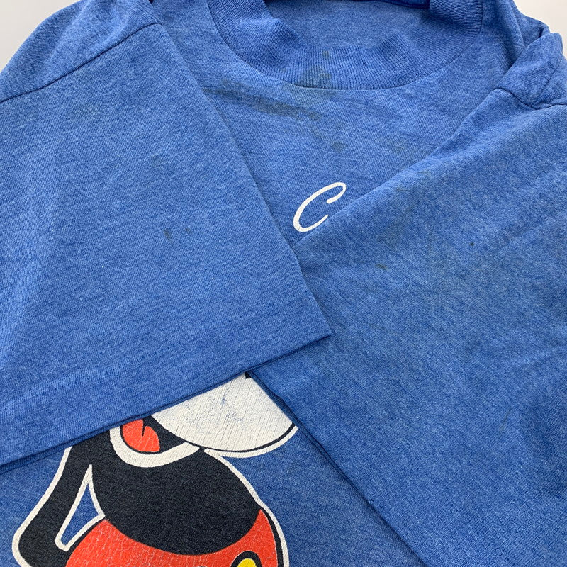 【現状渡し品】【メンズ】 VELVA SHEEN ベルバシーン USA製 CALIFORNIA MICKEY PRINT SS TEE ミッキー プリント ショートスリーブ Tシャツ トップス 146-260730-kh-01-izu サイズ：M カラー：ブルー 万代Net店