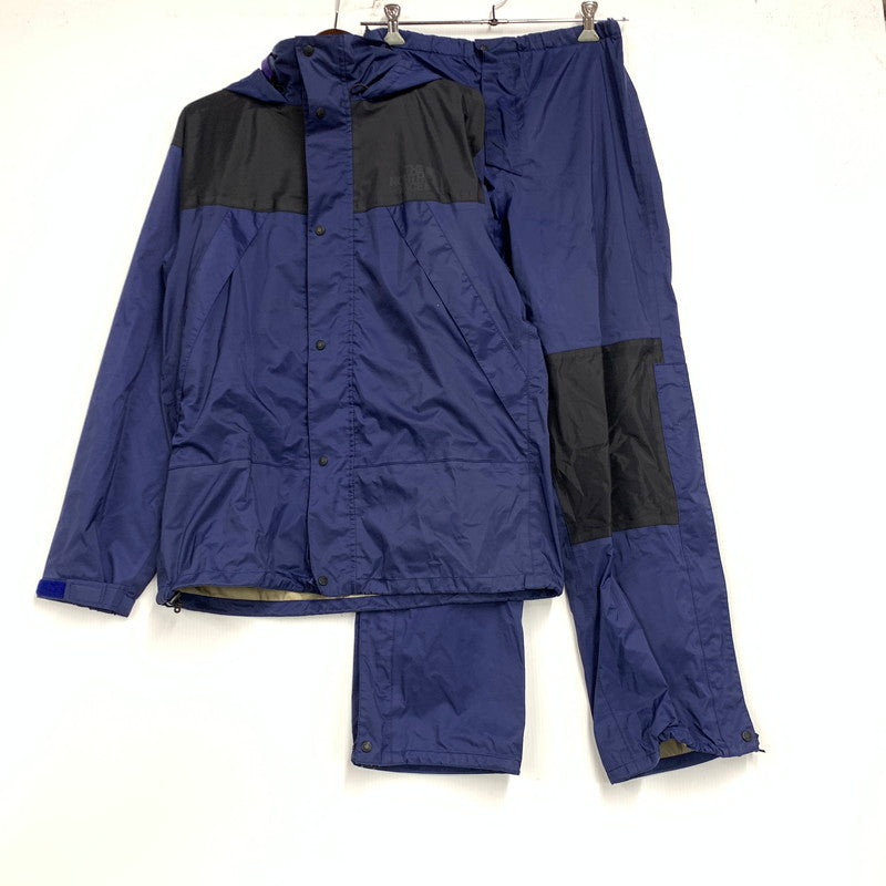 【中古品】【メンズ】 THE NORTH FACE ザ・ノースフェイス NP-2003 MOUNTAIN RAINTEX JACKET&PANTS SET-UP マウンテン レインテックス ジャケット＆パンツ セットアップ 144-260801-yn-03-izu サイズ：上下L カラー：ブルー×ブラック 万代Net店