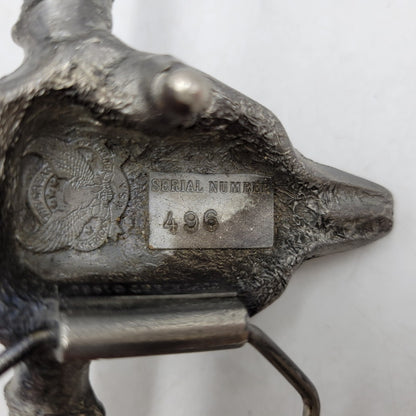 【中古品】【メンズ/レディース】 THE GREAT AMERICAN BUCKLE COMPANY グレートアメリカンバックル 496 c1980 BUFFALO SKULL BUCKLE バッファロースカル バックル USA製 208-260802-as-10-izu カラー：シルバー 万代Net店