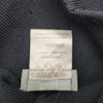 【現状渡し品】【メンズ/レディース】 DIOR HOMME ディオール・オム BEE BEANIE 3HH4094593 ビー ビーニー ニット帽 帽子 185-260731-ay-01-izu サイズ：F カラー：ブラック 万代Net店