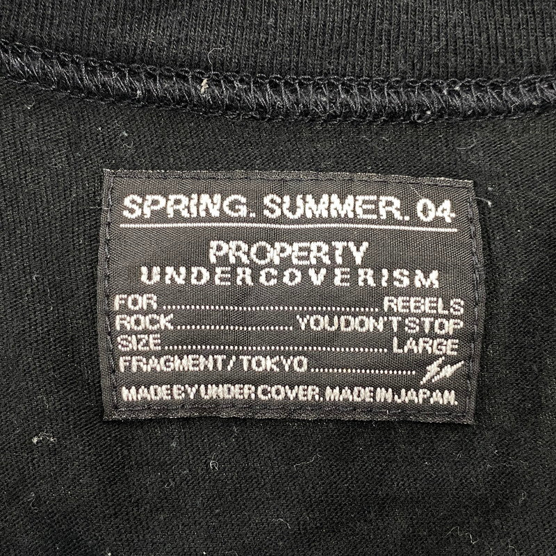 【中古品】【メンズ】 UNDERCOVER × FRAGMENT DESIGN アンダーカバー フラグメントデザイン TEST PRESSING TANK TOP タンクトップ トップス 140-260730-cs-12-izu サイズ：L カラー：ブラック 万代Net店