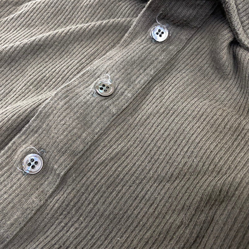 【中古品】【メンズ】 RAF SIMONS ラフシモンズ 90S COTTON SS POLO SHIRT コットン ショートスリーブ ポロ シャツ トップス 半袖 141-260730-cs-14-izu サイズ：46 カラー：ブラウン 万代Net店