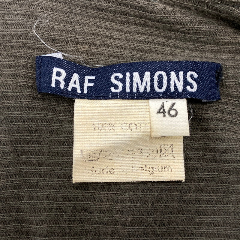 【中古品】【メンズ】 RAF SIMONS ラフシモンズ 90S COTTON SS POLO SHIRT コットン ショートスリーブ ポロ シャツ トップス 半袖 141-260730-cs-14-izu サイズ：46 カラー：ブラウン 万代Net店