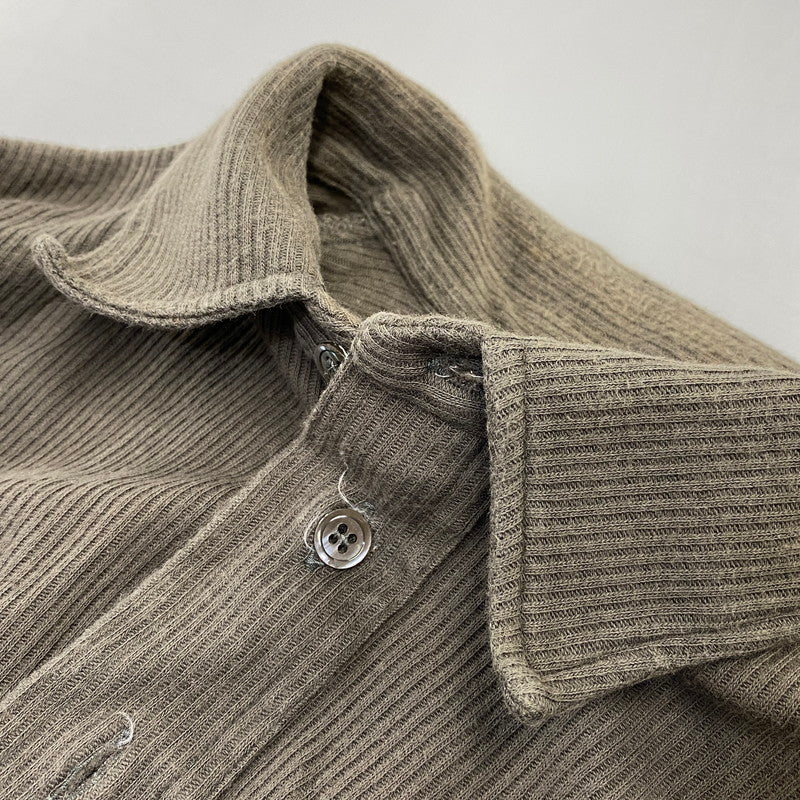 【中古品】【メンズ】 RAF SIMONS ラフシモンズ 90S COTTON SS POLO SHIRT コットン ショートスリーブ ポロ シャツ トップス 半袖 141-260730-cs-14-izu サイズ：46 カラー：ブラウン 万代Net店