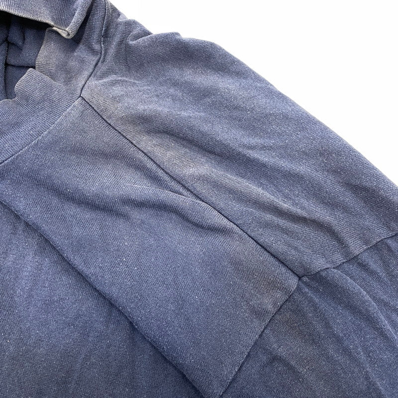 【現状渡し品】【メンズ】 COMME DES GARCONS HOMME コムデギャルソンオム HALFZIP LS TEE ハーフジップ ロングスリーブ Tシャツ トップス 長袖 140-260730-cs-13-izu サイズ：不明 カラー：ネイビー 万代Net店