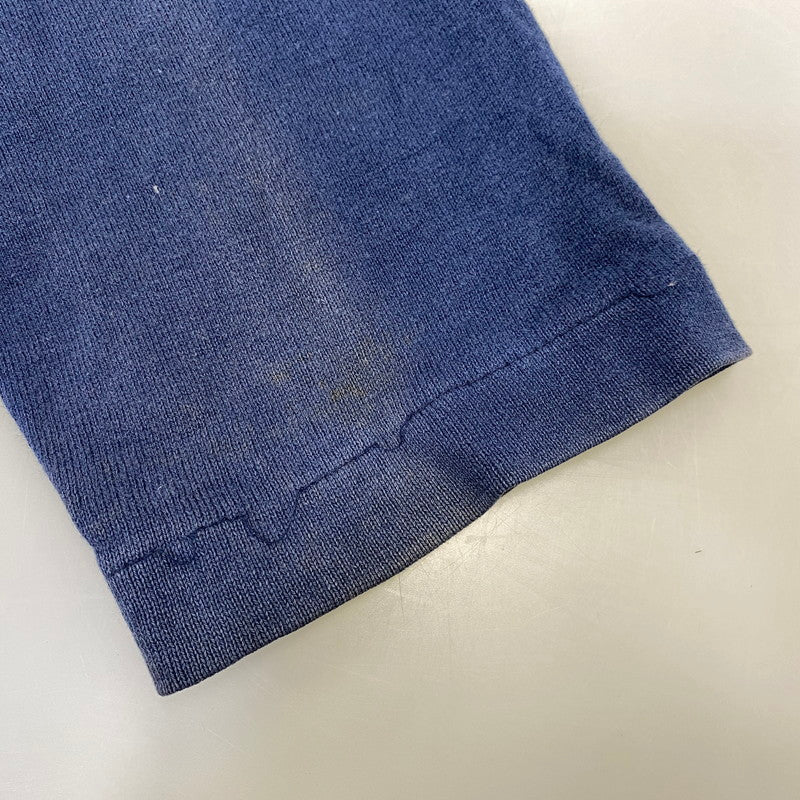 【現状渡し品】【メンズ】 COMME DES GARCONS HOMME コムデギャルソンオム HALFZIP LS TEE ハーフジップ ロングスリーブ Tシャツ トップス 長袖 140-260730-cs-13-izu サイズ：不明 カラー：ネイビー 万代Net店