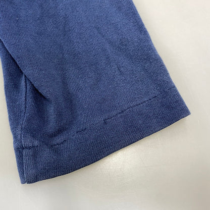 【現状渡し品】【メンズ】 COMME DES GARCONS HOMME コムデギャルソンオム HALFZIP LS TEE ハーフジップ ロングスリーブ Tシャツ トップス 長袖 140-260730-cs-13-izu サイズ：不明 カラー：ネイビー 万代Net店