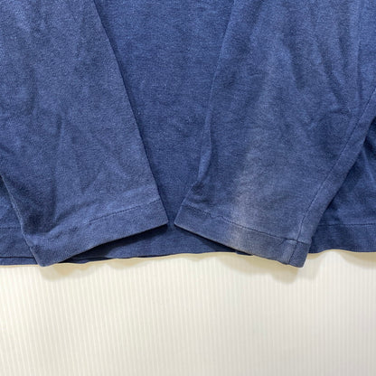 【現状渡し品】【メンズ】 COMME DES GARCONS HOMME コムデギャルソンオム HALFZIP LS TEE ハーフジップ ロングスリーブ Tシャツ トップス 長袖 140-260730-cs-13-izu サイズ：不明 カラー：ネイビー 万代Net店