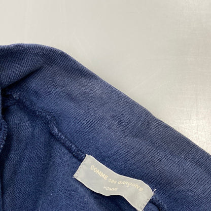 【現状渡し品】【メンズ】 COMME DES GARCONS HOMME コムデギャルソンオム HALFZIP LS TEE ハーフジップ ロングスリーブ Tシャツ トップス 長袖 140-260730-cs-13-izu サイズ：不明 カラー：ネイビー 万代Net店