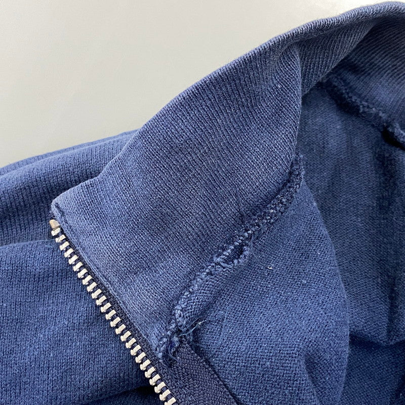 【現状渡し品】【メンズ】 COMME DES GARCONS HOMME コムデギャルソンオム HALFZIP LS TEE ハーフジップ ロングスリーブ Tシャツ トップス 長袖 140-260730-cs-13-izu サイズ：不明 カラー：ネイビー 万代Net店